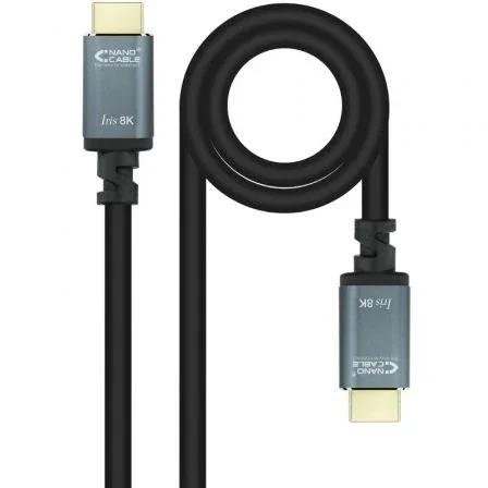 NANO CABLE HDMI 2.1 IRIS 8K 5m Negro NANO CABLE HDMI 2.1 IRIS 8K 5m Negro